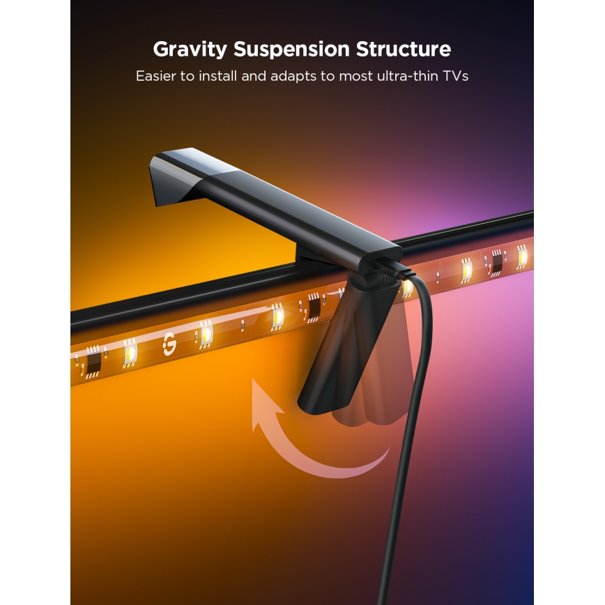 Govee - TV Backlight 3 Lite TV 40-50 SMART LED οπίσθιος φωτισμός RGBICW Wi-Fi IP67 +RC