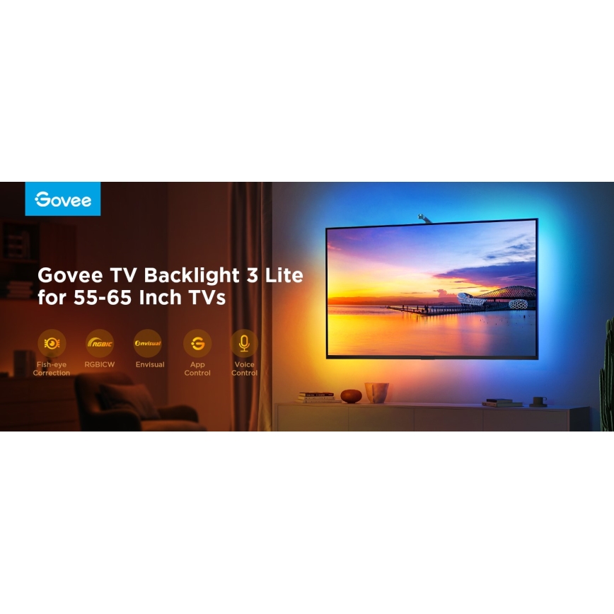 Govee - TV Backlight 3 Lite TV 40-50 SMART LED οπίσθιος φωτισμός RGBICW Wi-Fi IP67 +RC