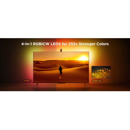 Govee - TV Backlight 3 Lite TV 55-65" SMART LED οπίσθιος φωτιαμός RGBICW Wi-Fi IP67 + τηλεχειριστήριο