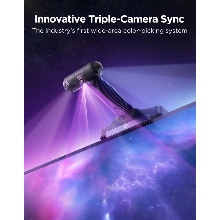 Govee - TV Backlight 3 Pro 55-65 Έξυπνος LED οπίσθιος φωτισμός για τηλεοράσεις RGBIC με Wi-Fi