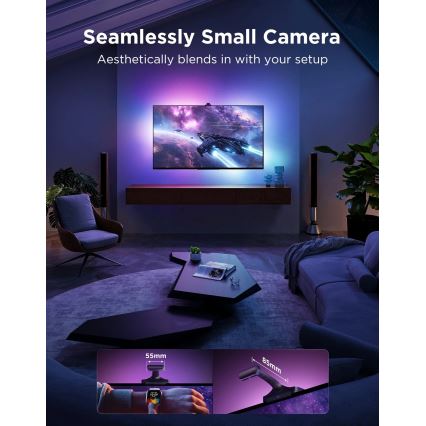 Govee - TV Backlight 3 Pro 55-65 Έξυπνος LED οπίσθιος φωτισμός για τηλεοράσεις RGBIC με Wi-Fi