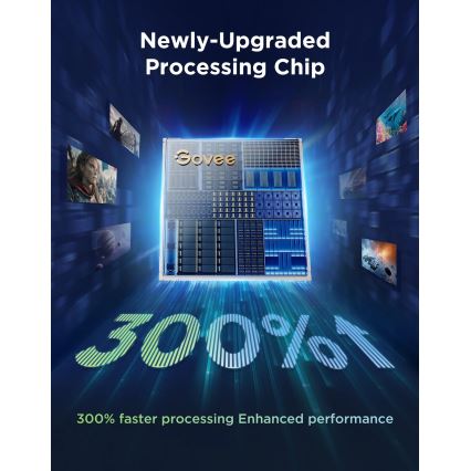 Govee - TV Backlight 3 Pro 75-85 Έξυπνος LED περιμετρικός φωτισμός για τηλεοράσεις RGBIC με Wi-Fi