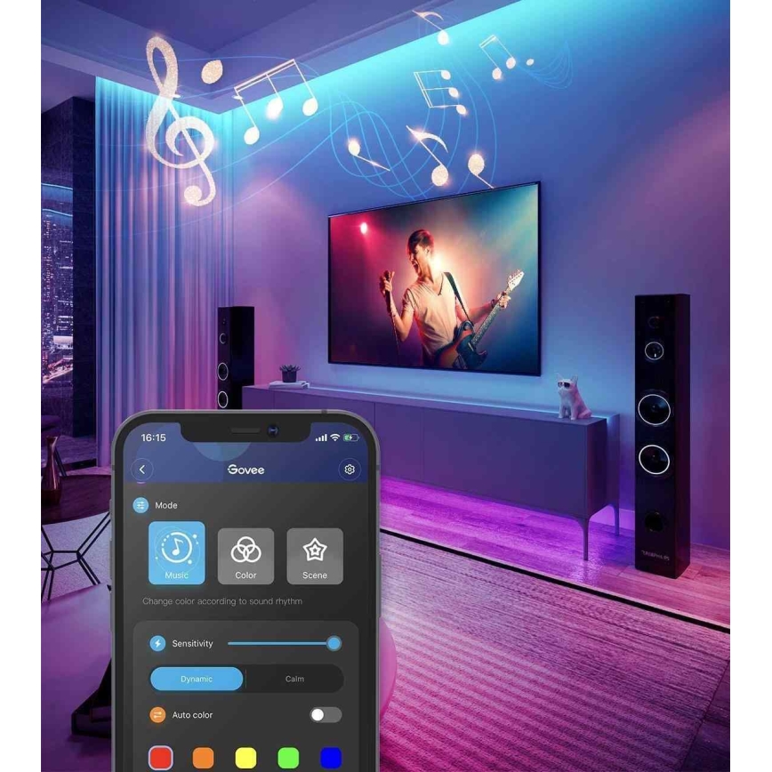 Govee - Wi-Fi RGB Smart Ταινία LED 10m