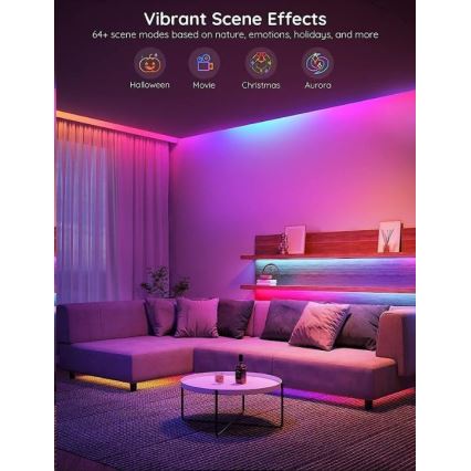 Govee - Wi-Fi RGBIC PRO Smart Ταινία LED 10m
