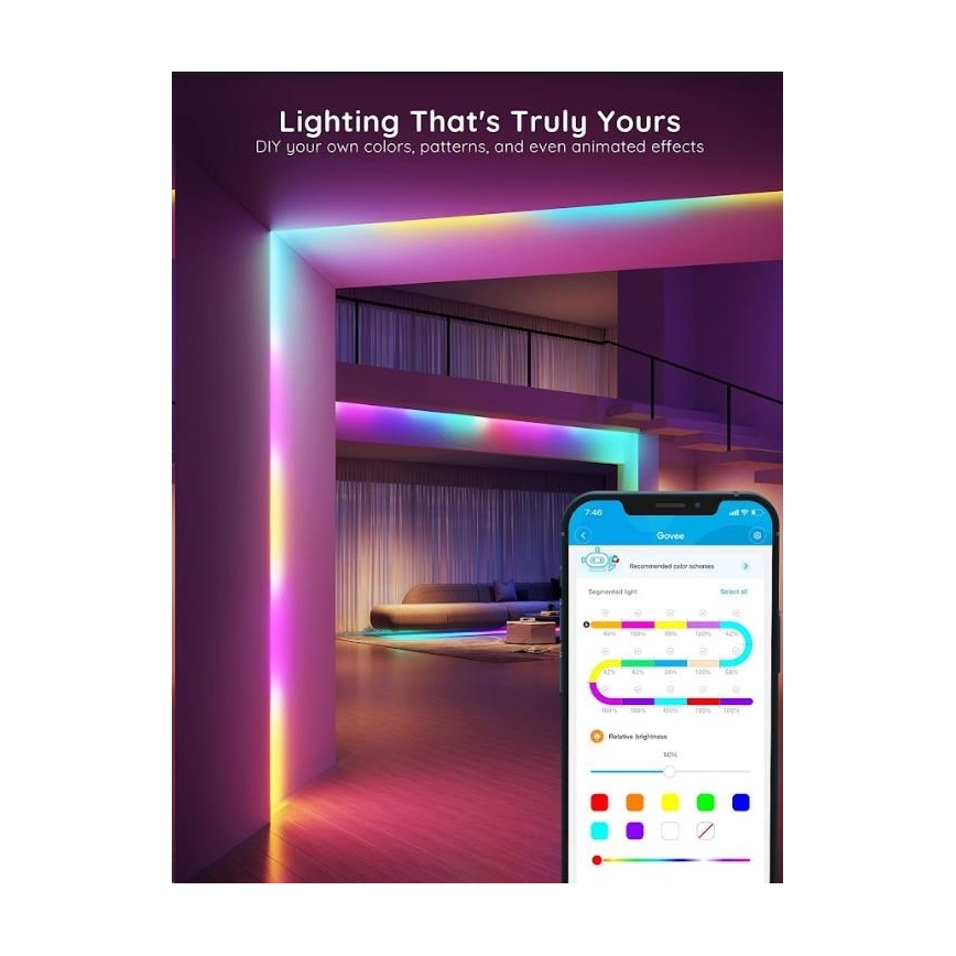 Govee - Wi-Fi RGBIC PRO Smart Ταινία LED 10m