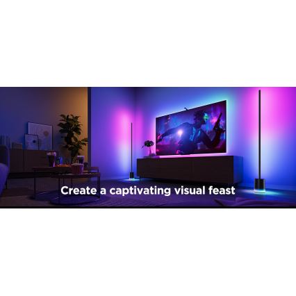 Govee - Επιδαπέδια λάμπα dimming LED Smart MATTER LED RGBICWW 2200-6500K Wi-Fi + τηλεχειριστήριο