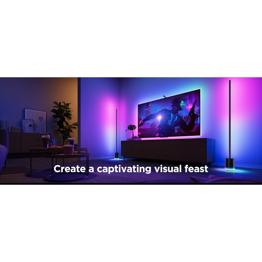 Govee - Επιδαπέδια λάμπα dimming LED Smart MATTER LED RGBICWW 2200-6500K Wi-Fi + τηλεχειριστήριο