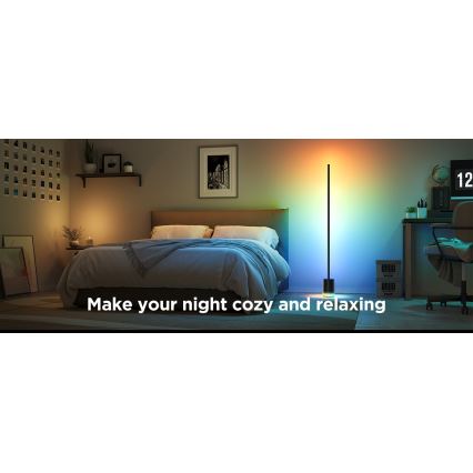 Govee - Επιδαπέδια λάμπα dimming LED Smart MATTER LED RGBICWW 2200-6500K Wi-Fi + τηλεχειριστήριο