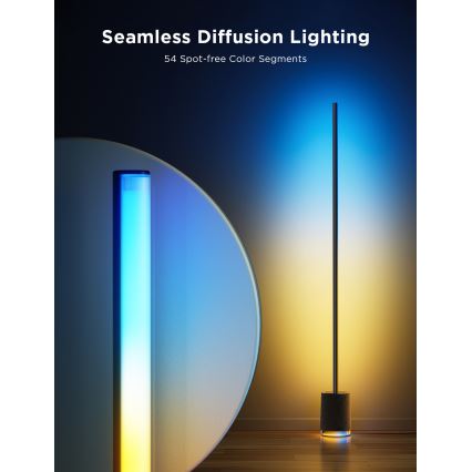 Govee - Επιδαπέδια λάμπα dimming LED με ηχείο Pro RGBICWW 2200-6500K Wi-Fi + τηλεχειριστήριο