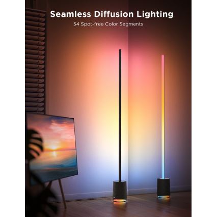 Govee - Επιδαπέδια λάμπα dimming LED με ηχείο Pro RGBICWW 2200-6500K Wi-Fi + τηλεχειριστήριο