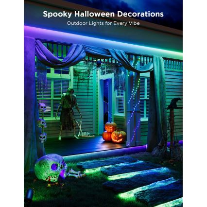 Govee - Εξωτερικού χώρου Pro SMART RGBICWW Εξωτερικού χώρου Ταινία LED 10m 2700-6500K Wi-Fi IP65