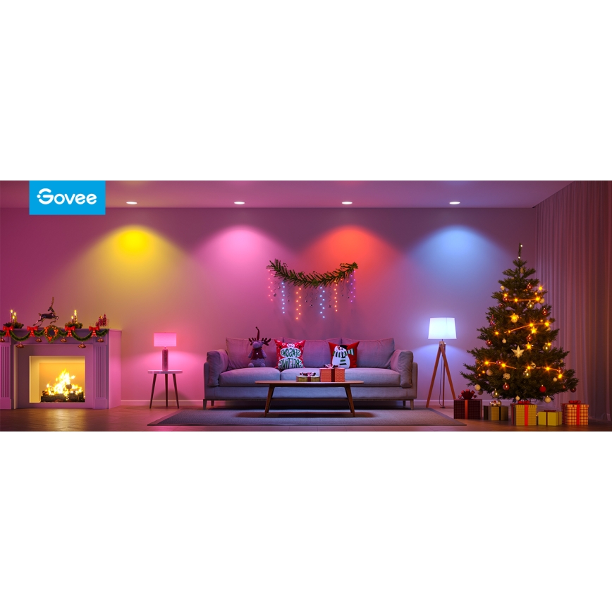Govee - LED RGBWW Ρυθμιζόμενη λάμπα Smart MATTER E27/9W/230V 2700-6500K Wi-Fi