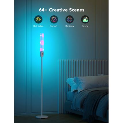 Govee - Επιδαπέδια λάμπα dimming LED CYLINDER SMART RGBICWW 2200-6500K