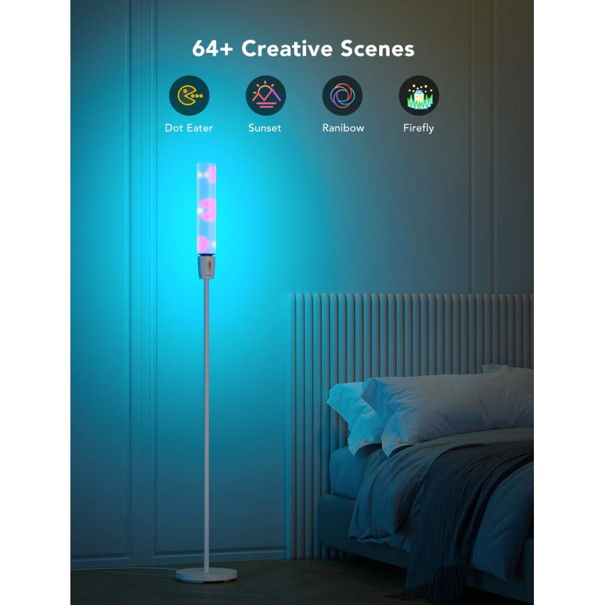 Govee - Επιδαπέδια λάμπα dimming LED CYLINDER SMART RGBICWW 2200-6500K