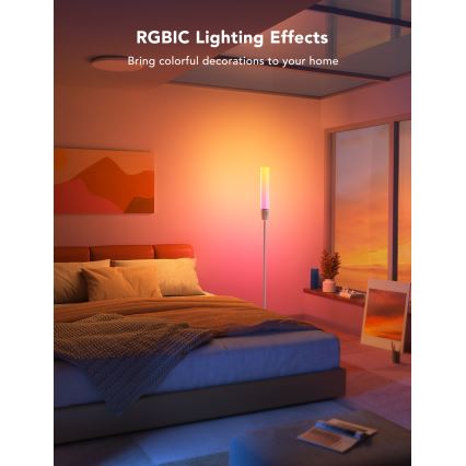 Govee - Επιδαπέδια λάμπα dimming LED CYLINDER SMART RGBICWW 2200-6500K