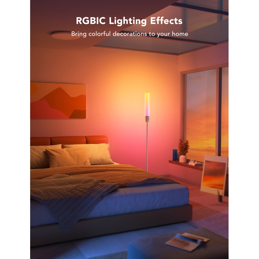 Govee - Επιδαπέδια λάμπα dimming LED CYLINDER SMART RGBICWW 2200-6500K
