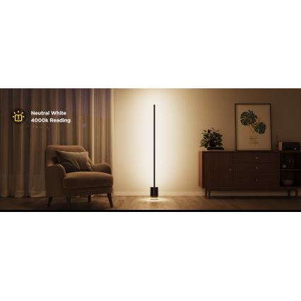 Govee - Επιδαπέδια λάμπα dimming LED Smart MATTER LED RGBICWW 2200-6500K Wi-Fi + τηλεχειριστήριο