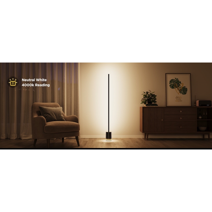 Govee - Επιδαπέδια λάμπα dimming LED Smart MATTER LED RGBICWW 2200-6500K Wi-Fi + τηλεχειριστήριο