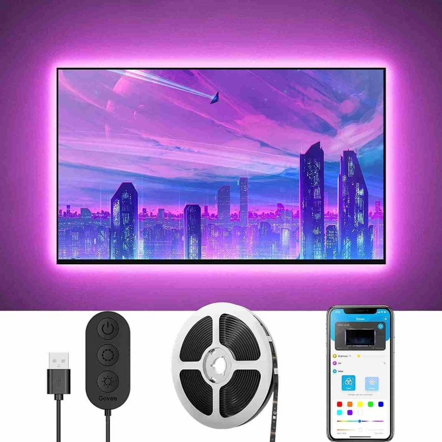 Govee -  Οπίσθιος φωτισμός για TV 46-60" SMART LED  RGB