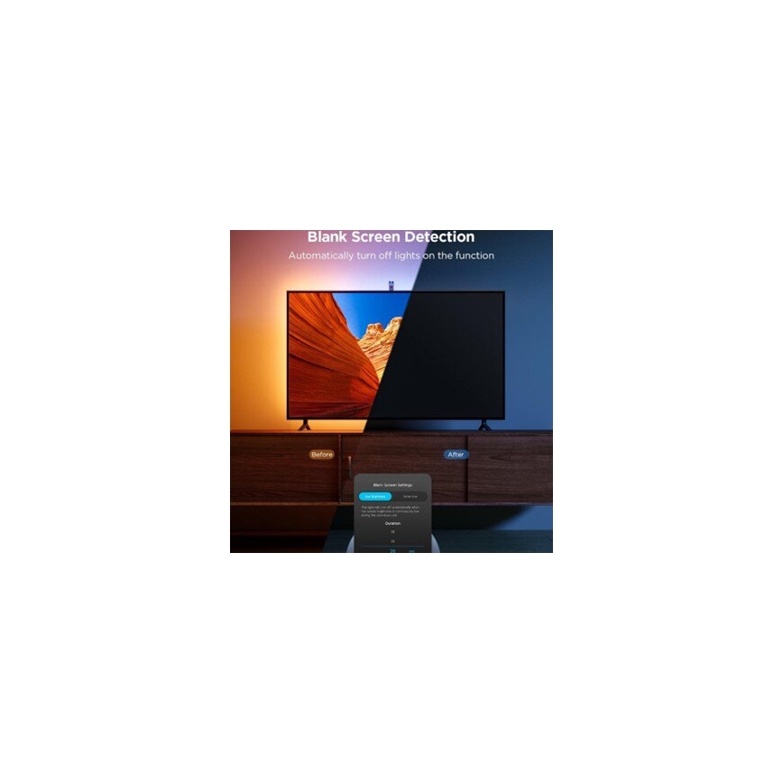 Govee - ΣΕΤ 2x Backlight TV 55-65" SMART LED οπίσθιος φωτισμός RGBICW Wi-Fi