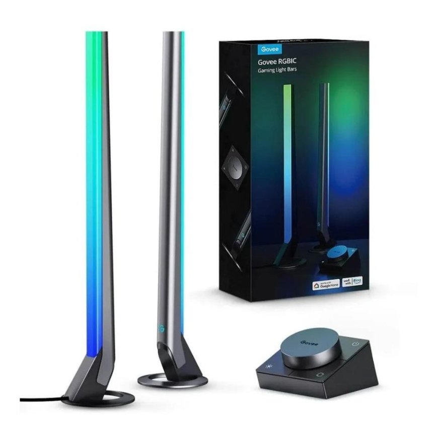 Govee - ΣΕΤ 2x Smart Gaming Wi-Fi LED RGBIC Πάνελ + Smart Dual + τηλεχειριστήριο