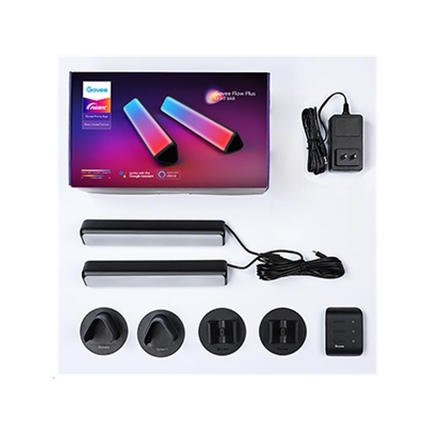 Govee - ΣΕΤ 2x Μπάρες φωτισμού Plus SMART LED TV & Gaming - RGBICWW Wi-Fi