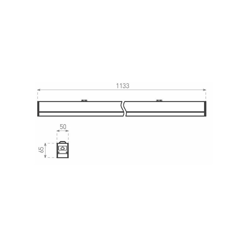Greenlux GXPR068 - LED Φωτιστικό φθορίου PROFI LINEAR II LED/36W/230V 4000K