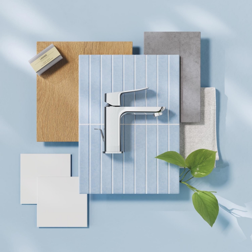 GROHE 1018560000 - Μπαταρία νιπτήρα DICE S σε γυαλιστερό χρώμιο