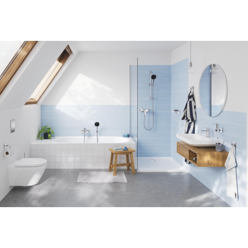 GROHE 1018720000 - Μπαταρία μπανιέρας DICE, γυαλιστερό χρώμιο