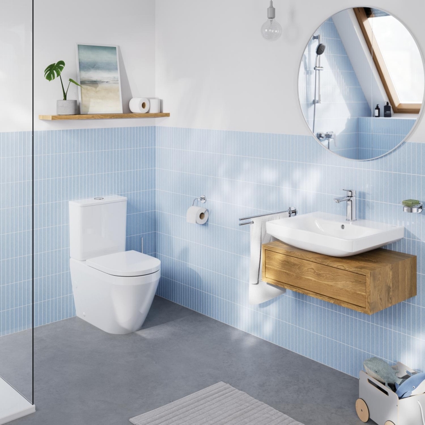 GROHE 102513SH00 - Πλήρες σετ WC EURO CERAMIC 67,3 x 37,6 x 79,2 cm, κεραμικό/λευκό