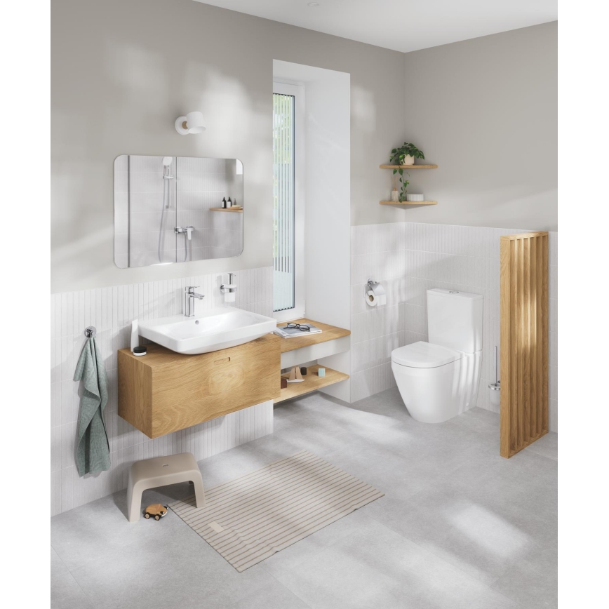 GROHE 102513SH00 - Πλήρες σετ WC EURO CERAMIC 67,3 x 37,6 x 79,2 cm, κεραμικό/λευκό