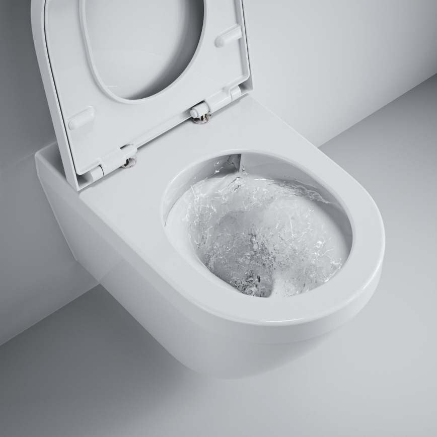 GROHE 102513SH00 - Πλήρες σετ WC EURO CERAMIC 67,3 x 37,6 x 79,2 cm, κεραμικό/λευκό