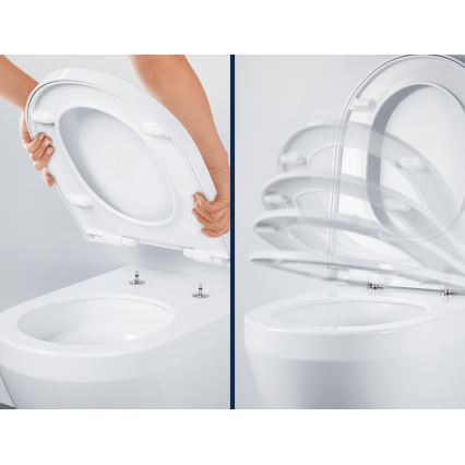 GROHE 102513SH00 - Πλήρες σετ WC EURO CERAMIC 67,3 x 37,6 x 79,2 cm, κεραμικό/λευκό