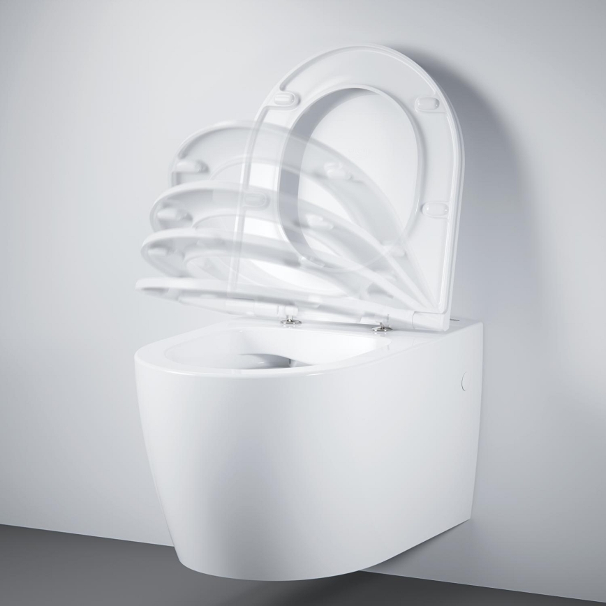 GROHE 103848SH00 - Επιτοίχιο WC START ROUND CERAMIC 368 × 543 mm ανθεκτικό λευκό