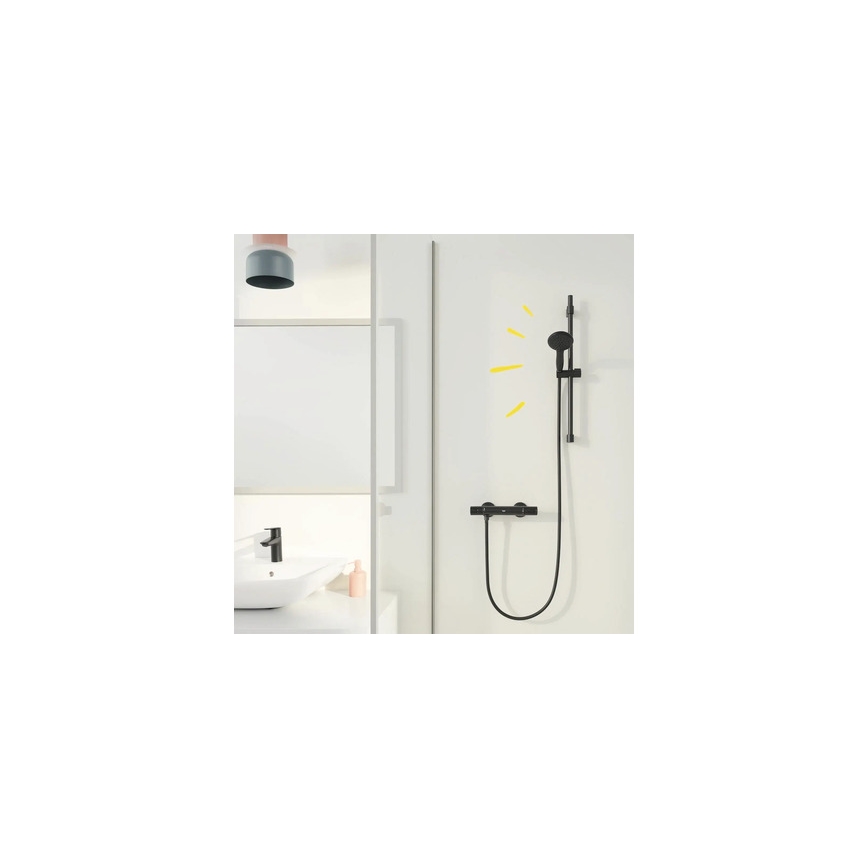 GROHE 1053152431 - Τηλέφωνο ντους VITALIO START 110 600 mm μαύρο