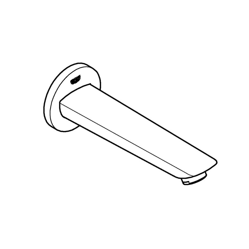 GROHE 13255001 - Βαλβίδα αποχέτευσης μπανιέρας BAUCOSMOPOLITAN 171 mm γυαλιστερό χρώμιο