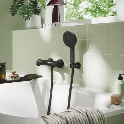 GROHE 1348632430 - Τηλέφωνο ντους VITALIO JOY+ 120 mm μαύρο