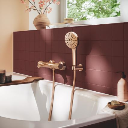 GROHE 134863DL00 - Ντους χειρός VITALIO JOY+ 120 mm, βουρτσισμένο χάλκινο φινίρισμα