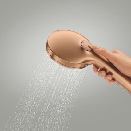 GROHE 134863DL00 - Ντους χειρός VITALIO JOY+ 120 mm, βουρτσισμένο χάλκινο φινίρισμα