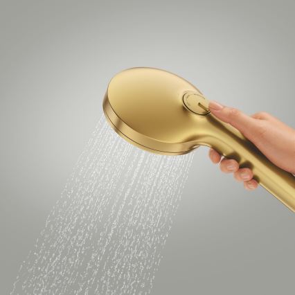 GROHE 134863GN00 - Χειρολαβή ντους VITALIO JOY+ 120 mm σε σατινέ χρυσό