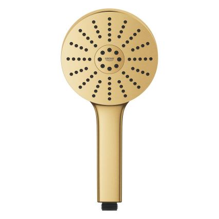 GROHE 134863GN00 - Χειρολαβή ντους VITALIO JOY+ 120 mm σε σατινέ χρυσό