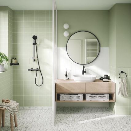 GROHE 1348662430 - Σετ ντους VITALIO JOY+ 120 mm μαύρο