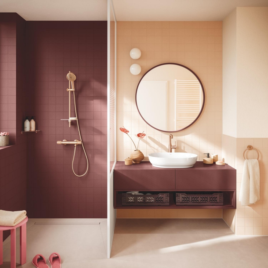 GROHE 134866DL00 - Σετ ντους VITALIO JOY+ 120 mm σε χρώμα χαλκού
