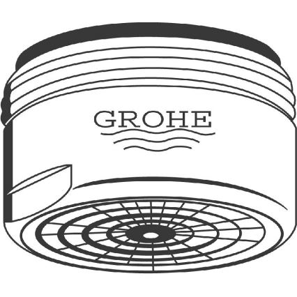 GROHE 13929000 - Αεριστήρας M 24 × 1 γυαλιστερό χρώμιο