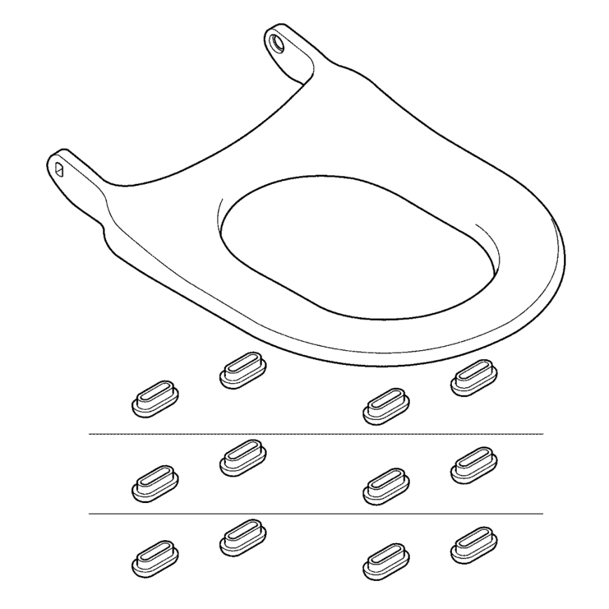 GROHE 14924SH0 - Κάθισμα λεκάνης SENSIA ARENA σε DuroWhite