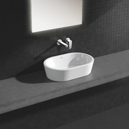 GROHE 19573002 - Μπαταρία νιπτήρα για δύο οπές EURODISC COSMOPOLITAN 11x17 cm χρωμιωμένη