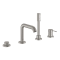 GROHE 19578DC1 - Μπαταρία μπανιέρας τεσσάρων οπών ESSENCE, ανοξείδωτο ατσάλι