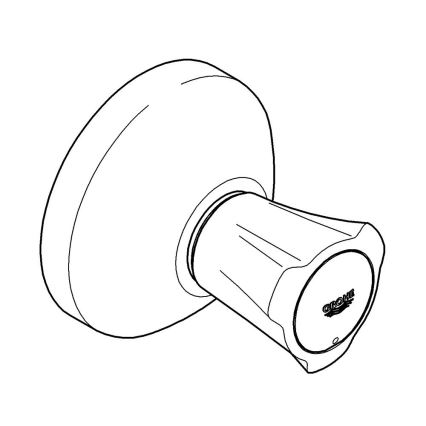 GROHE 19806001 - Επάνω εξάρτημα εντοιχιζόμενης βαλβίδας COSTA L 20-200 mm, γυαλισμένο χρώμιο