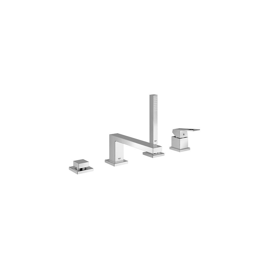 GROHE 19897001 - Μπαταρία μπανιέρας τεσσάρων οπών EUROCUBE, γυαλιστερό χρώμιο