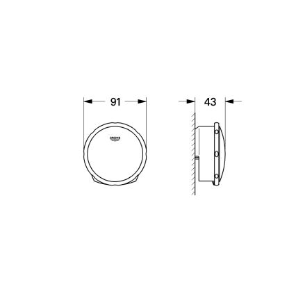 GROHE 19952000-Σετ πλήρωσης, αποχέτευσης και υπερχείλισης για μπανιέρα TALENTOFILL χρώμιο